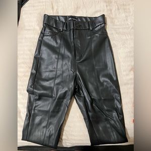 Zara leather legging pants